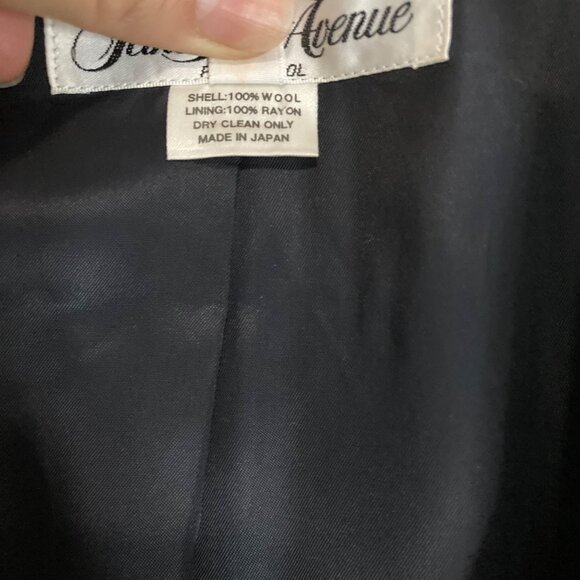 Saks Fit Avenue women gray blazer size 8 M casual style - Picture 14 of 15